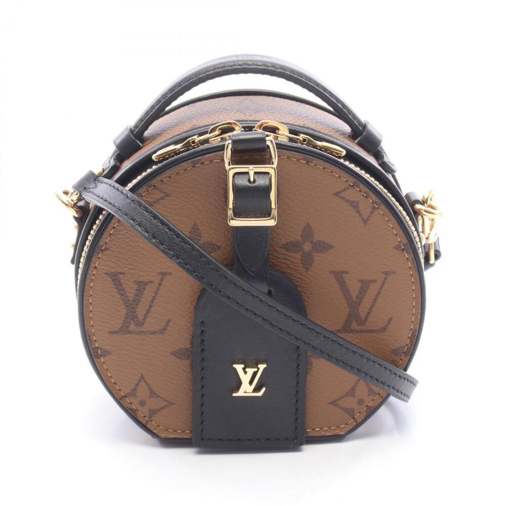Louis Vuitton Mini Boite Chapeau Handbag, Coated Canvas and Leather, Monogram...